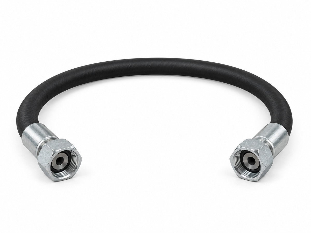 РВД 2SN Semperit, DN8, длина 20 м, два фитинга DKF-W 22×1,5 (гайка)