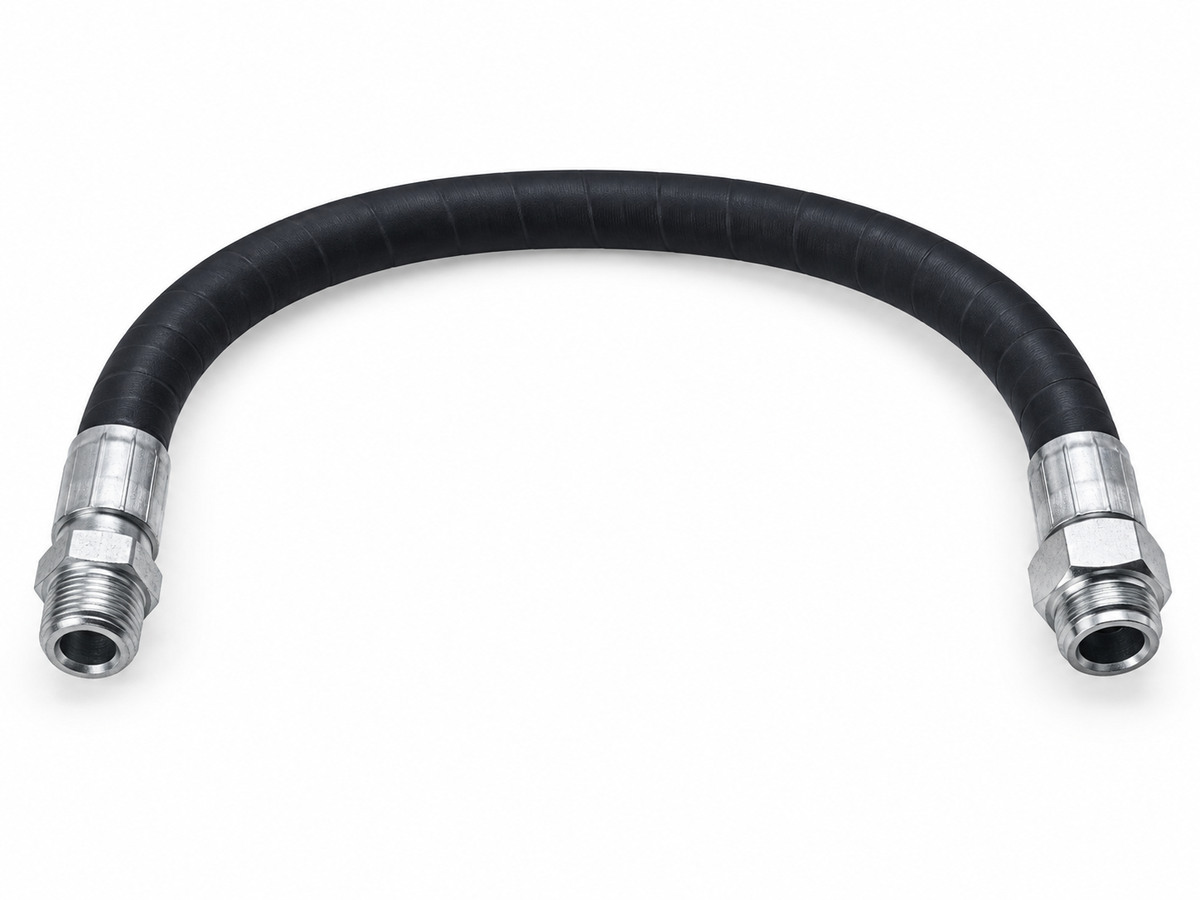 РВД 2SC PRM (−55 °C), DN10, длина 1800 мм, фитинги BSP 3/8″ (штуцер) / DKOL 18×1,5 12 (штуцер)