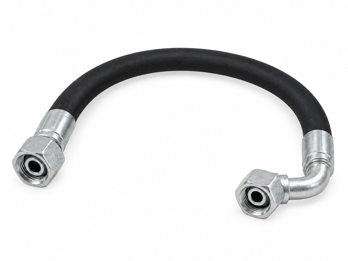 РВД 2SC HyPress, DN10, длина 6 м, фитинги BSP 3/8″ (гайка) / BSP 3/8″ (гайка) 90°