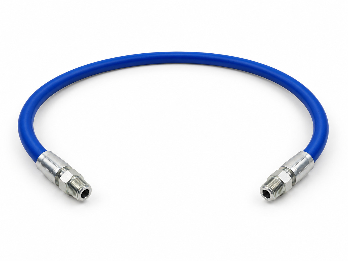 РВД Exitflex 700 бар для домкрата, DN6, длина 250 мм, два фитинга NPTF 3/8″