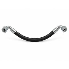 РВД 2SN в сборе, DN6, 530 мм, фитинги BSP гайка 1/4" (90) и BSP гайка 3/8" (90)