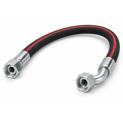 РВД 2SN в сборе, DN6, 400 мм, фитинги ORFS гайка 11/16" и ORFS гайка 11/16" (90)