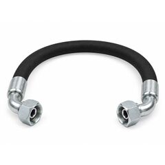РВД 1SN в сборе, DN38, 1500 мм, фитинги BSP гайка 1 1/2" (90) и BSP гайка 1 1/2" (90)