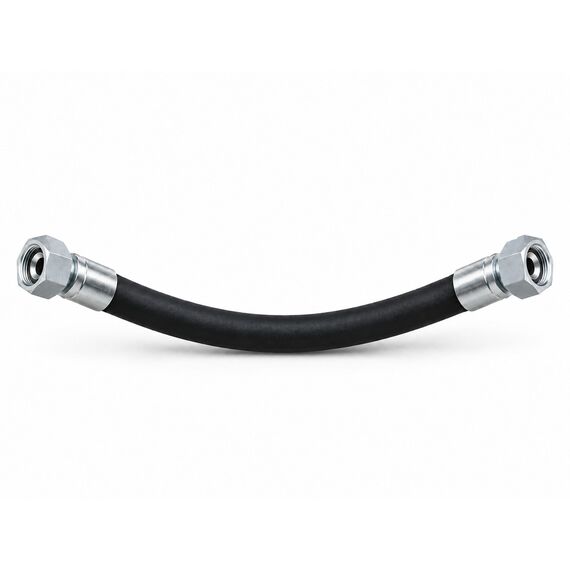 РВД 2SN в сборе, DN12, 1260 мм, фитинги DK гайка 22×1,5 и DK гайка 22×1,5