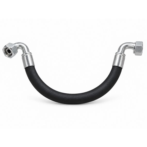 РВД 1SN в сборе, DN20, 800 мм, фитинги BSP гайка 3/4" (90) и BSP гайка 3/4" (90)