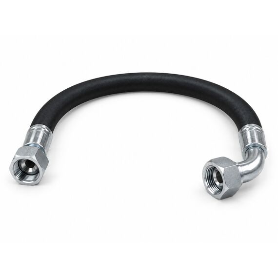 РВД 2SN в сборе, DN12, 350 мм, фитинги DK гайка 22×1,5 и DK гайка 22×1,5 (90)