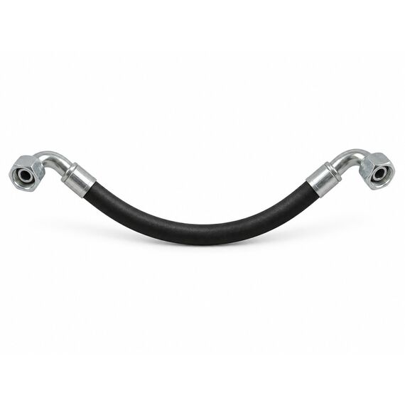 РВД 2SN в сборе, DN6, 530 мм, фитинги BSP гайка 1/4" (90) и BSP гайка 3/8" (90)