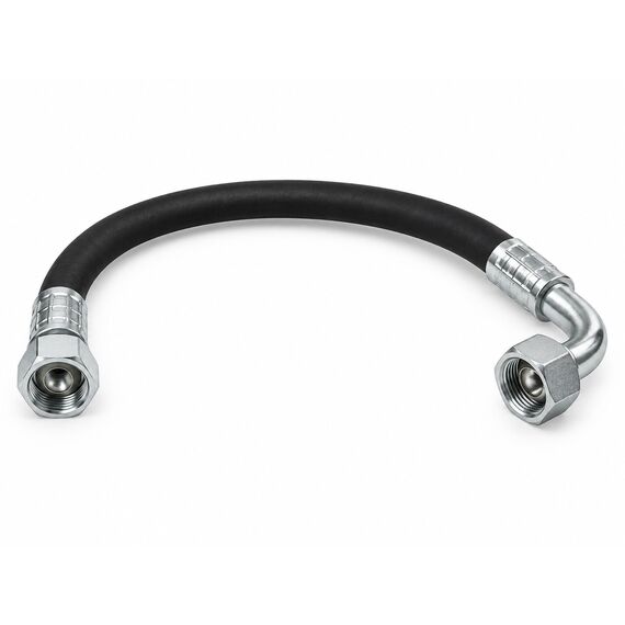 РВД 1SN в сборе, DN8, 2050 мм, фитинги DK гайка 16×1.5 и DK гайка 16×1.5 (90)