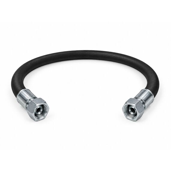 РВД 2SN в сборе, DN16, 800 мм, фитинги DK гайка 27×1,5 и DK гайка 27×1,5