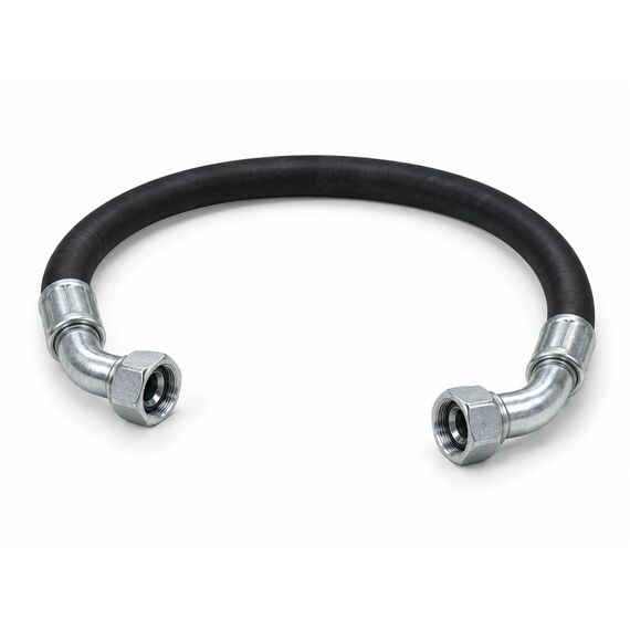 РВД 2SN в сборе, DN6, 570 мм, фитинги DK гайка 14×1.5 (90) и DK гайка 14×1.5 (90)
