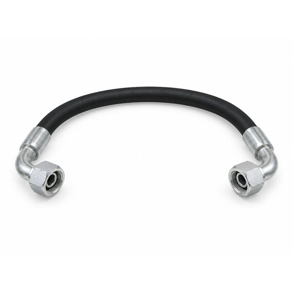 РВД 1SN в сборе, DN20, 600 мм, фитинги BSP гайка 3/4" (90) и BSP гайка 3/4" (90)