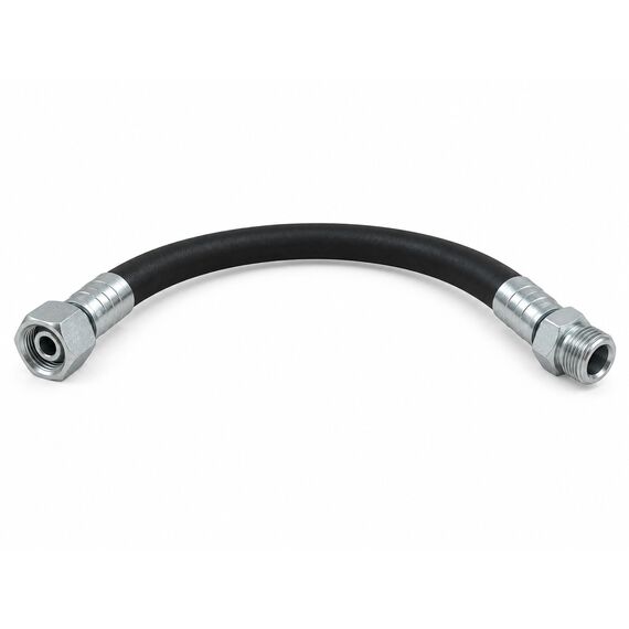 РВД 2SN в сборе, DN10, 150 мм, фитинги BSP гайка 3/8" и BSP штуцер 1/2"