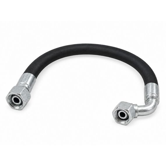 РВД 2SC в сборе, DN10, 1100 мм, фитинги BSP гайка 3/8" и BSP гайка 3/8" (90)
