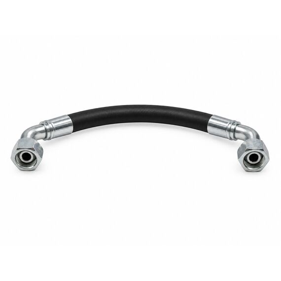 РВД 2SN в сборе, DN8, 750 мм, фитинги BSP гайка 1/4" (90) и BSP гайка 1/4" (90)