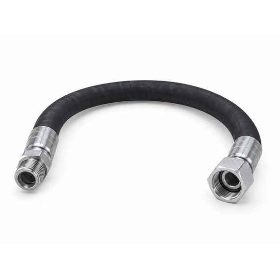 РВД 2SC в сборе, DN10, 1800 мм, фитинги BSP штуцер 3/8" и DKOS гайка 20×1,5 12